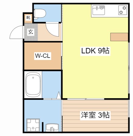 mlif列見の物件間取画像